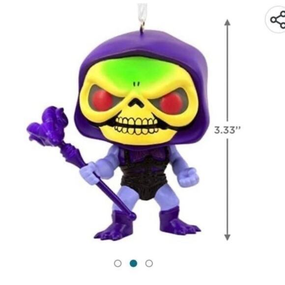 Hallmark Funko Pop Masters of the Universe Skeletor Ornament New‎ - Picture 5 of 6